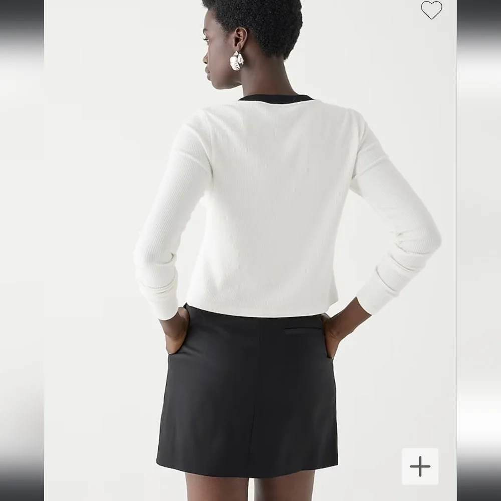 J.Crew Vintage Rib Lady Jacket Classic Office Lightweight Cotton Preppy Chic
